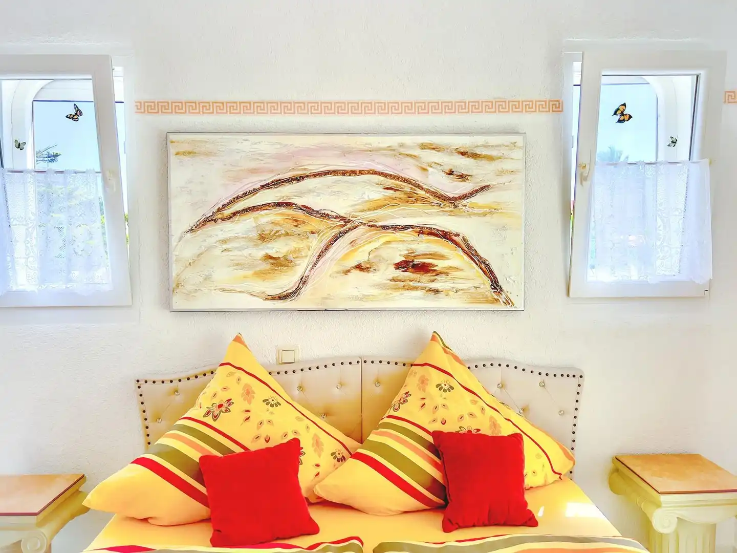 Schlafzimmer von Haus oder Chalet zum Verkauf in La Manga del Mar Menor mit Klimaanlage, Heizung und Privatgarten
