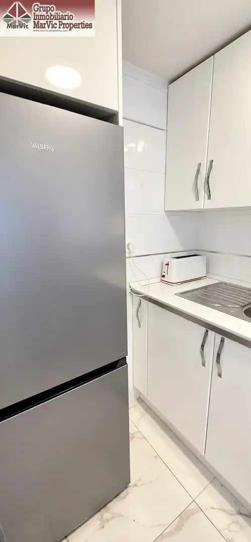 Cocina de Apartamento de alquiler en Playa Poniente