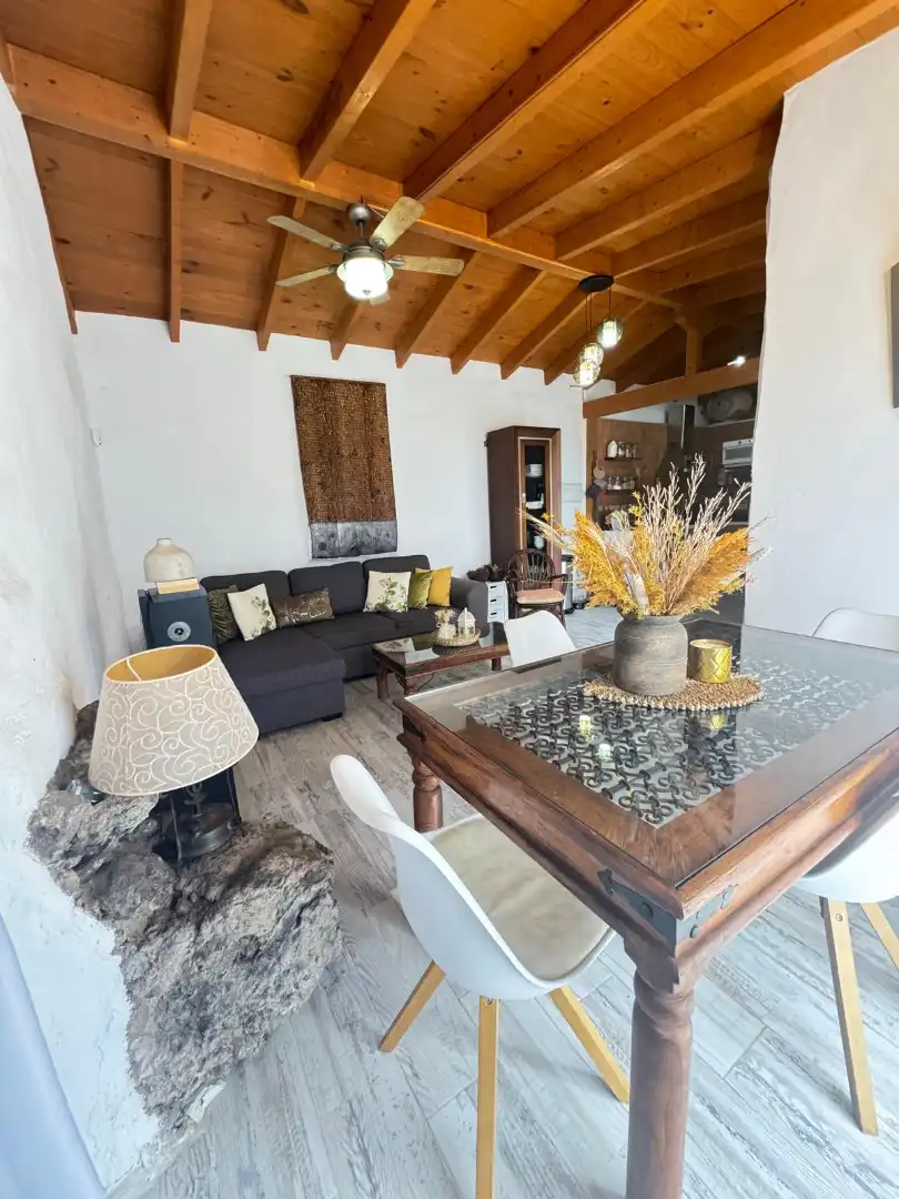 Sala de estar de Casa o chalet de alquiler en Guía de Isora con Aire acondicionado, Terraza y Amueblado