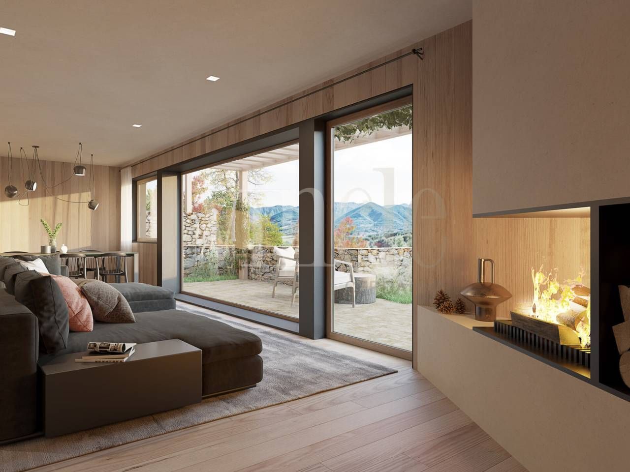 Sala d'estar de Casa o xalet en venda en Prullans amb Calefacció, Jardí privat i Parquet