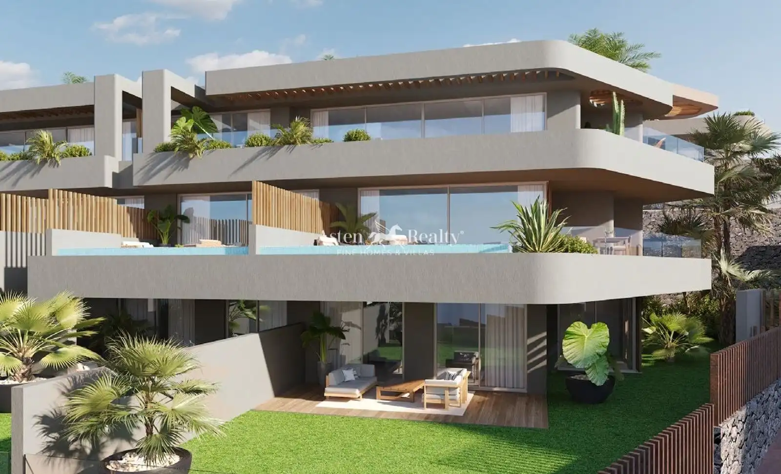 Jardí de Dúplex en venda en Adeje amb Aire condicionat, Calefacció i Jardí privat