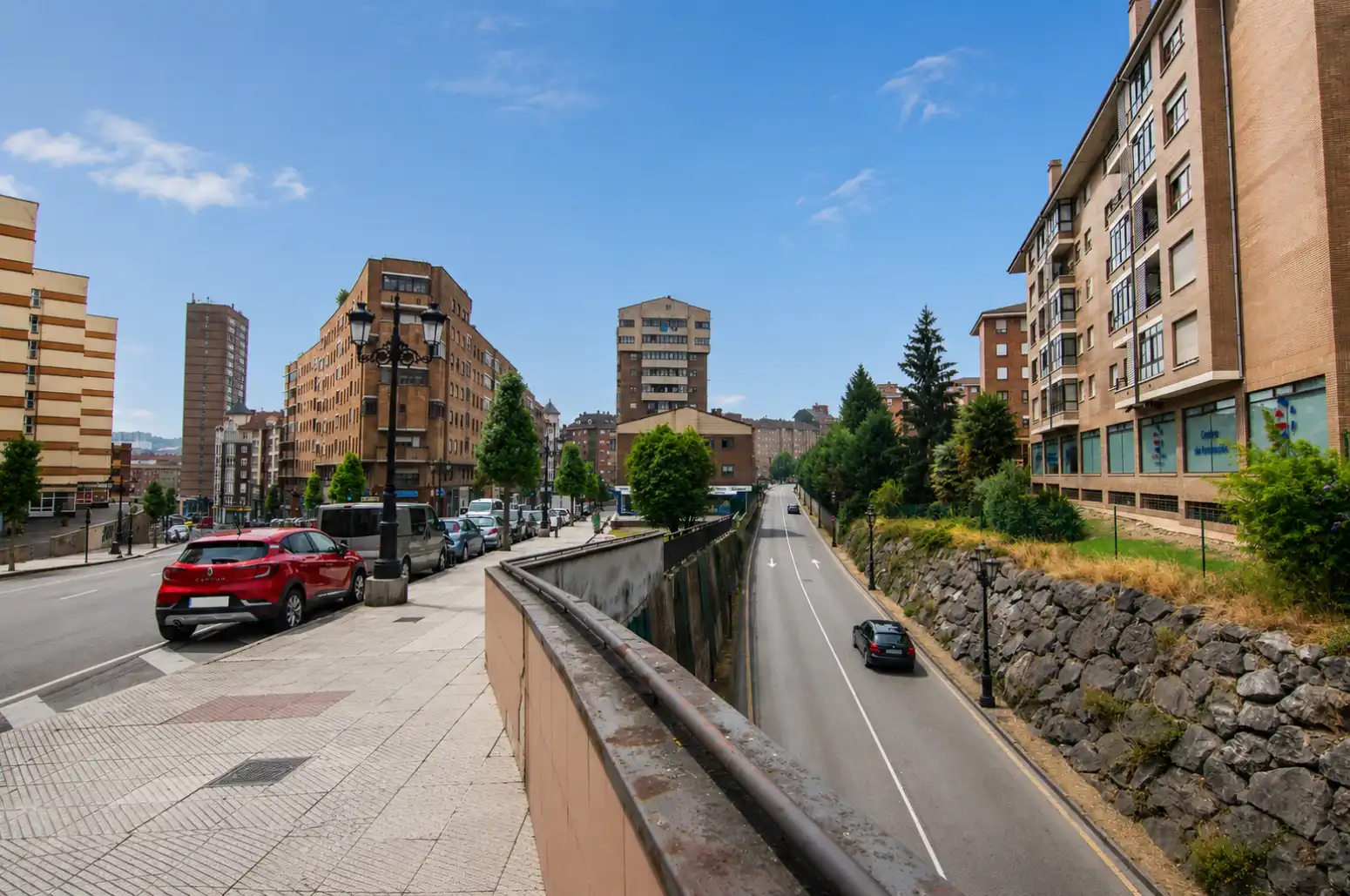 Exterior view of Flat for sale in Oviedo   with Heating, Parquet flooring and Terrace