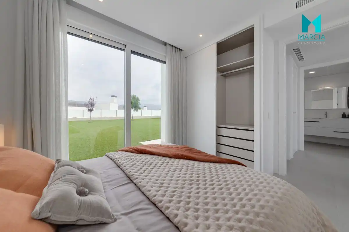 Bedroom of Houses for sale in El Campello  with Private garden, Terrace and Swimming Pool