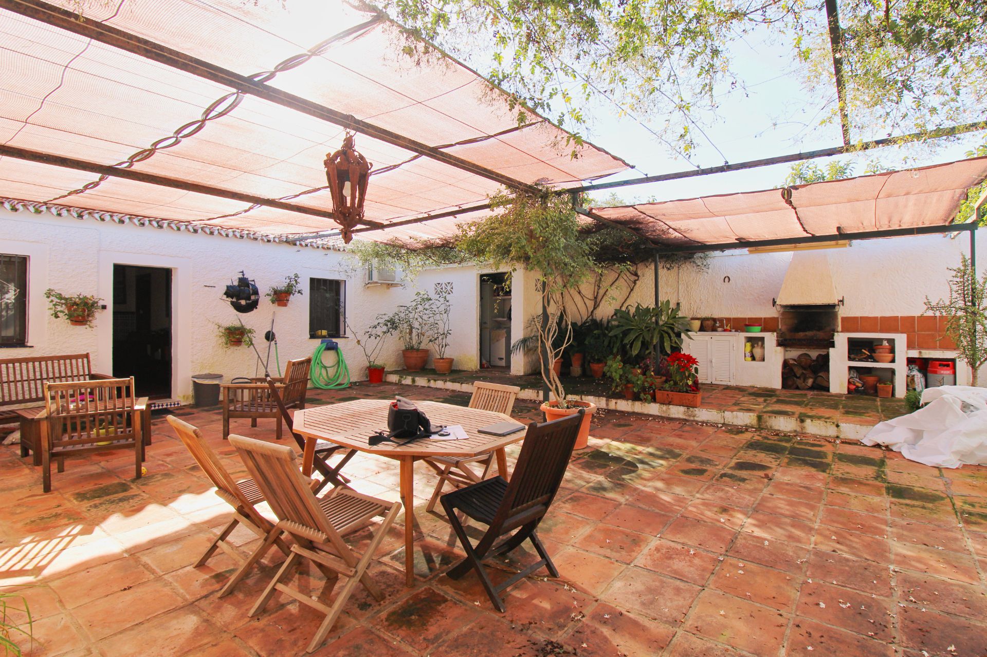 Terrassa de Finca rústica en venda en Alhaurín de la Torre amb Aire condicionat, Jardí privat i Terrassa