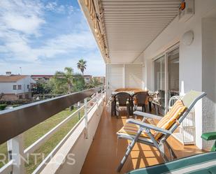 Terrace of Flat to rent in Cubelles  with Heating, Furnished and Community pool