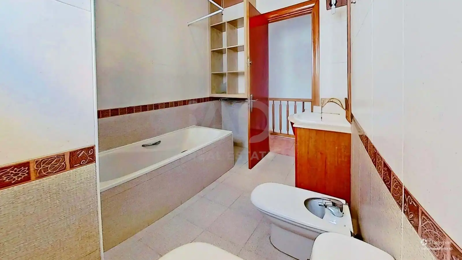 Badezimmer von Einfamilien-Reihenhaus zum Verkauf in Cervià de Les Garrigues mit Heizung und Terrasse