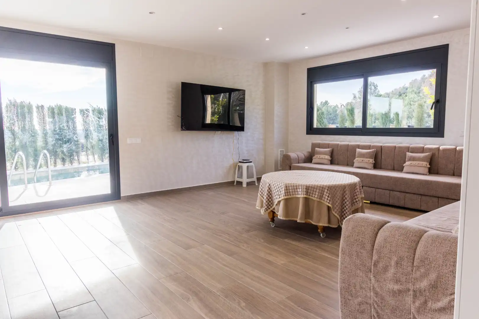 Sala de estar de Casa o chalet en venta en Alcover con Aire acondicionado, Calefacción y Jardín privado