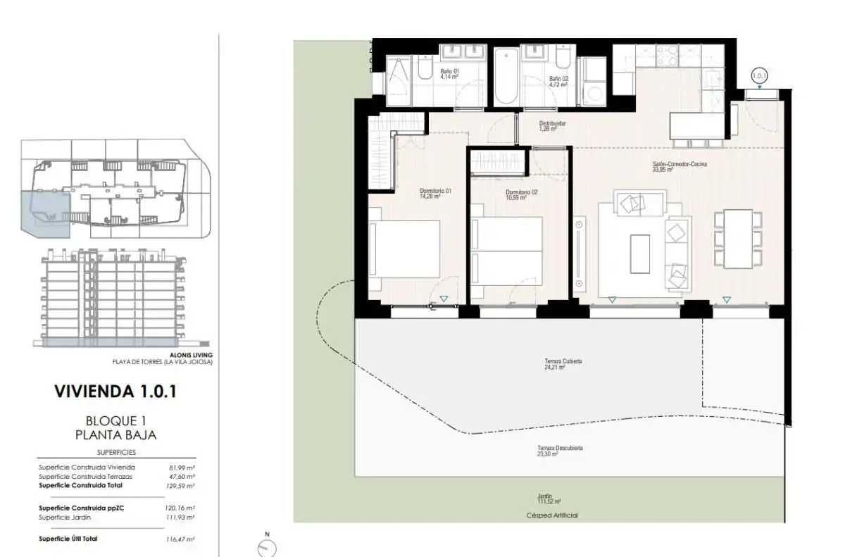 Apartment mit Pool zum Verkauf in Platja de Torres, imagen 15