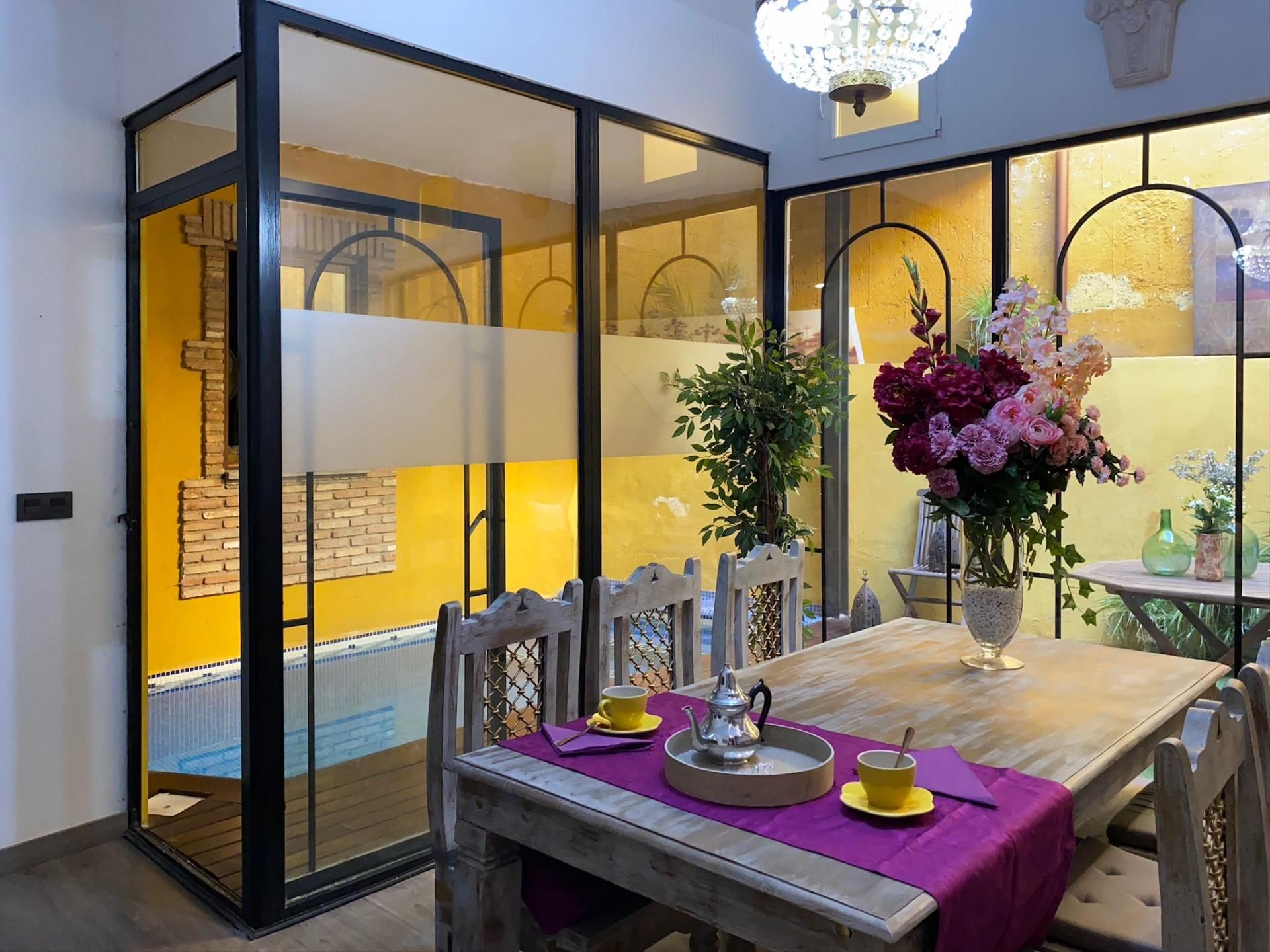 Dining room of House or chalet for sale in  Granada Capital  with Heating, Private garden and Terrace