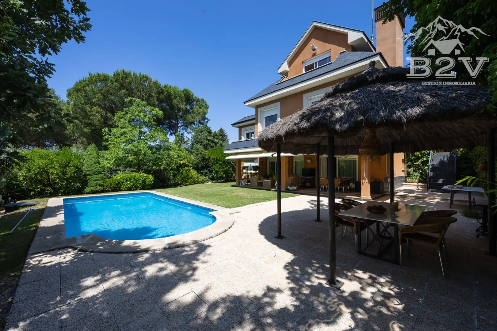 Jardí de Casa o xalet en venda en Soto del Real amb Calefacció, Jardí privat i Terrassa