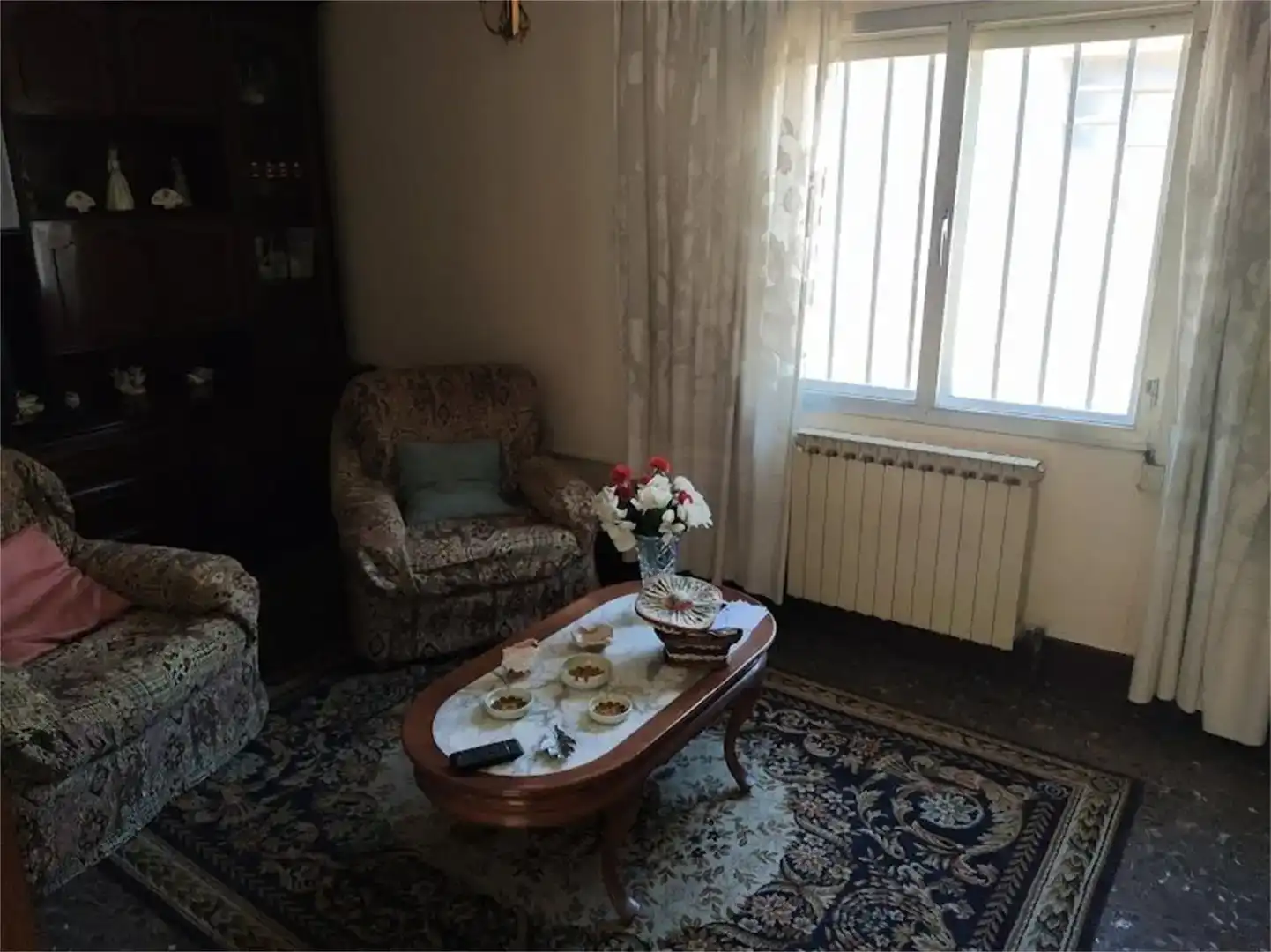 Sala de estar de Piso en venta en Ausejo con Jardín privado, Trastero y Amueblado