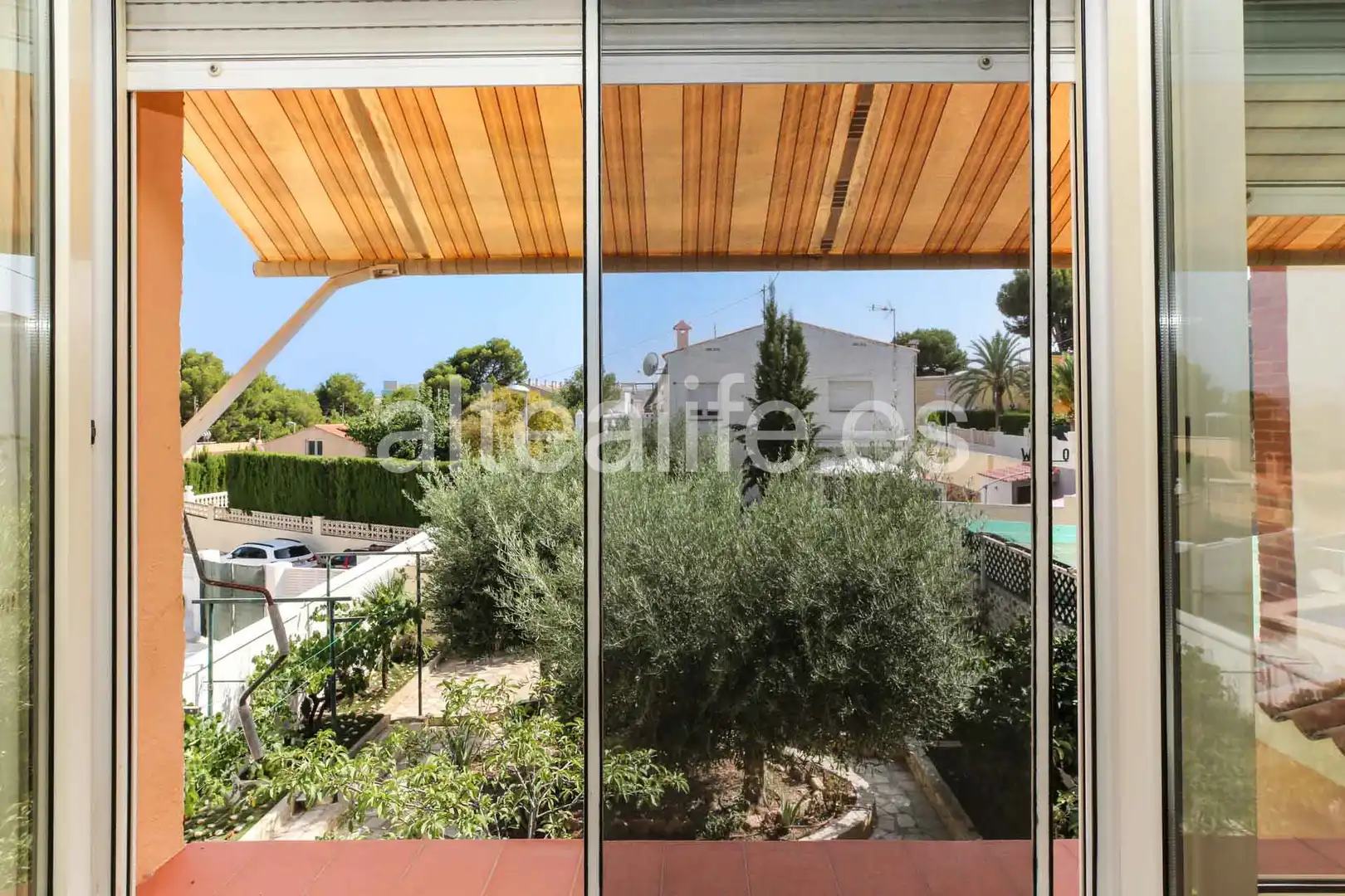 Terrassa de Casa o xalet en venda en La Nucia amb Aire condicionat, Jardí privat i Terrassa