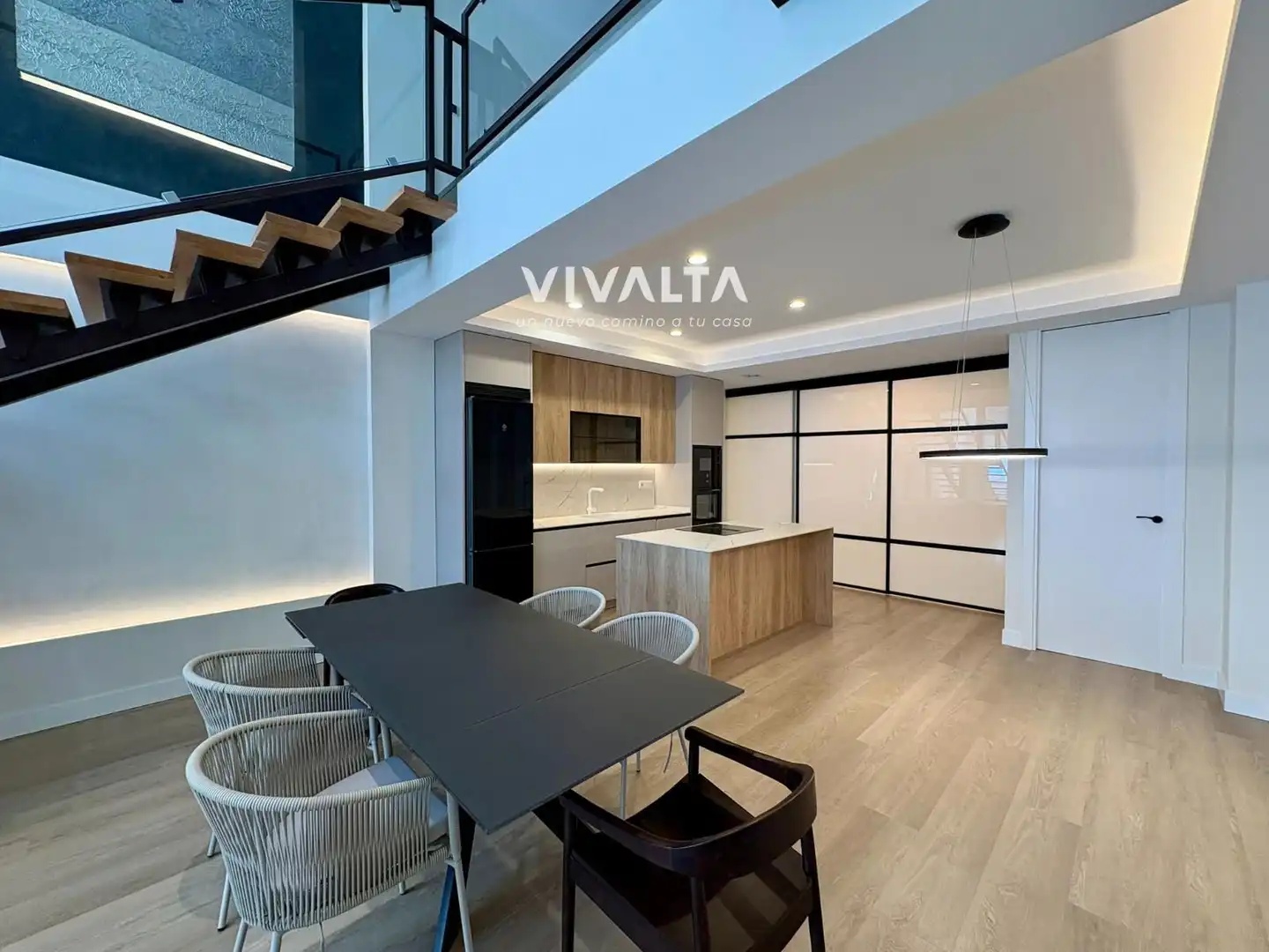 Küche von Maisonette zum Verkauf in Madrid mit Klimaanlage, Heizung und Haustechnik