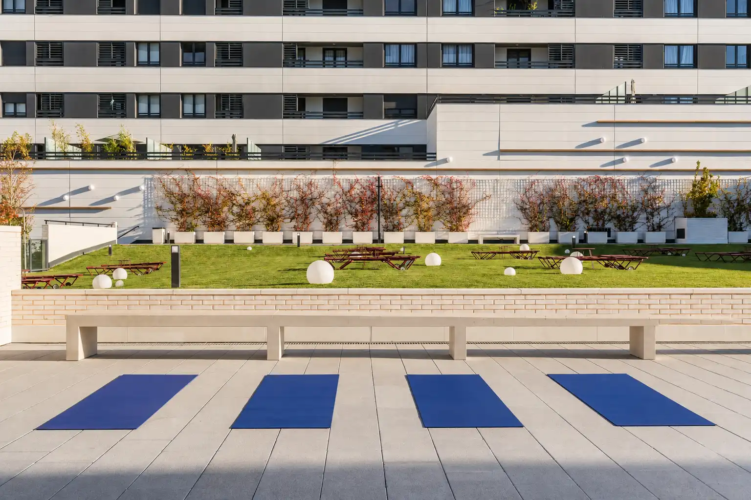 Terrace of Duplexes for rent in Madrid  with Air Conditioner, Heating and Private garden