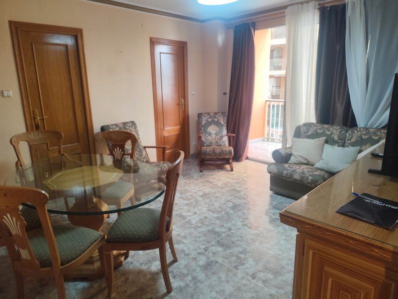 Menjador de Apartament en venda en Cullera amb Terrassa, Moblat i Forn