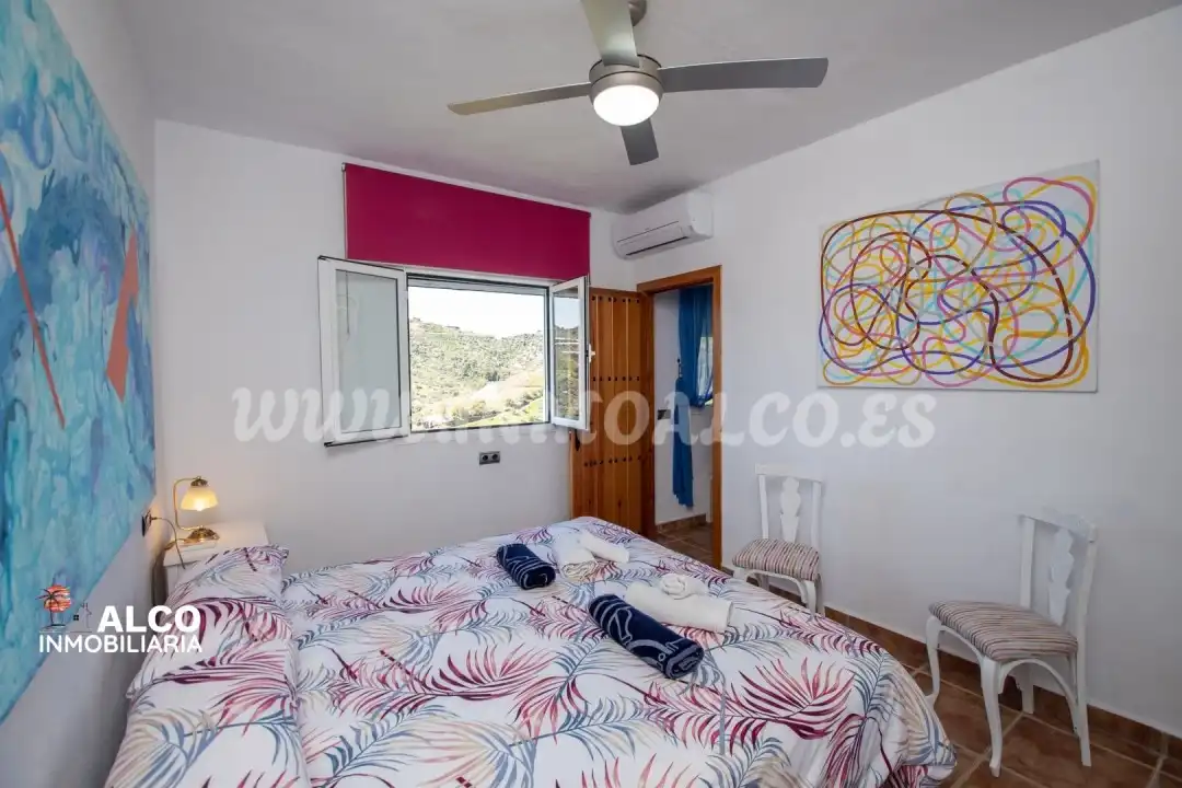Bedroom of Houses for sale in Torrox  with Air Conditioner, Terrace and Swimming Pool
