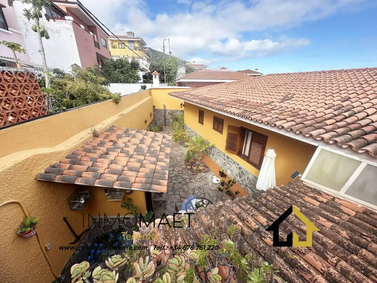 Vista exterior de Casa o chalet en venta en Icod de los Vinos con Aire acondicionado, Calefacción y Jardín privado