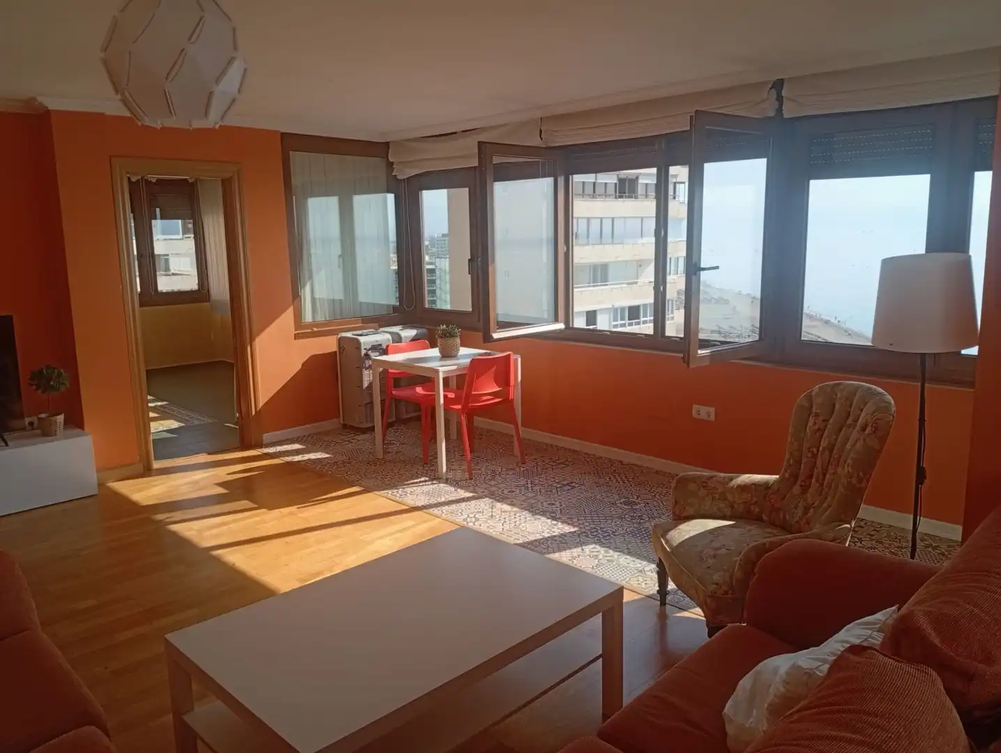 Living room of Flat for rent in Torremolinos  with Air Conditioner, Heating and Terrace