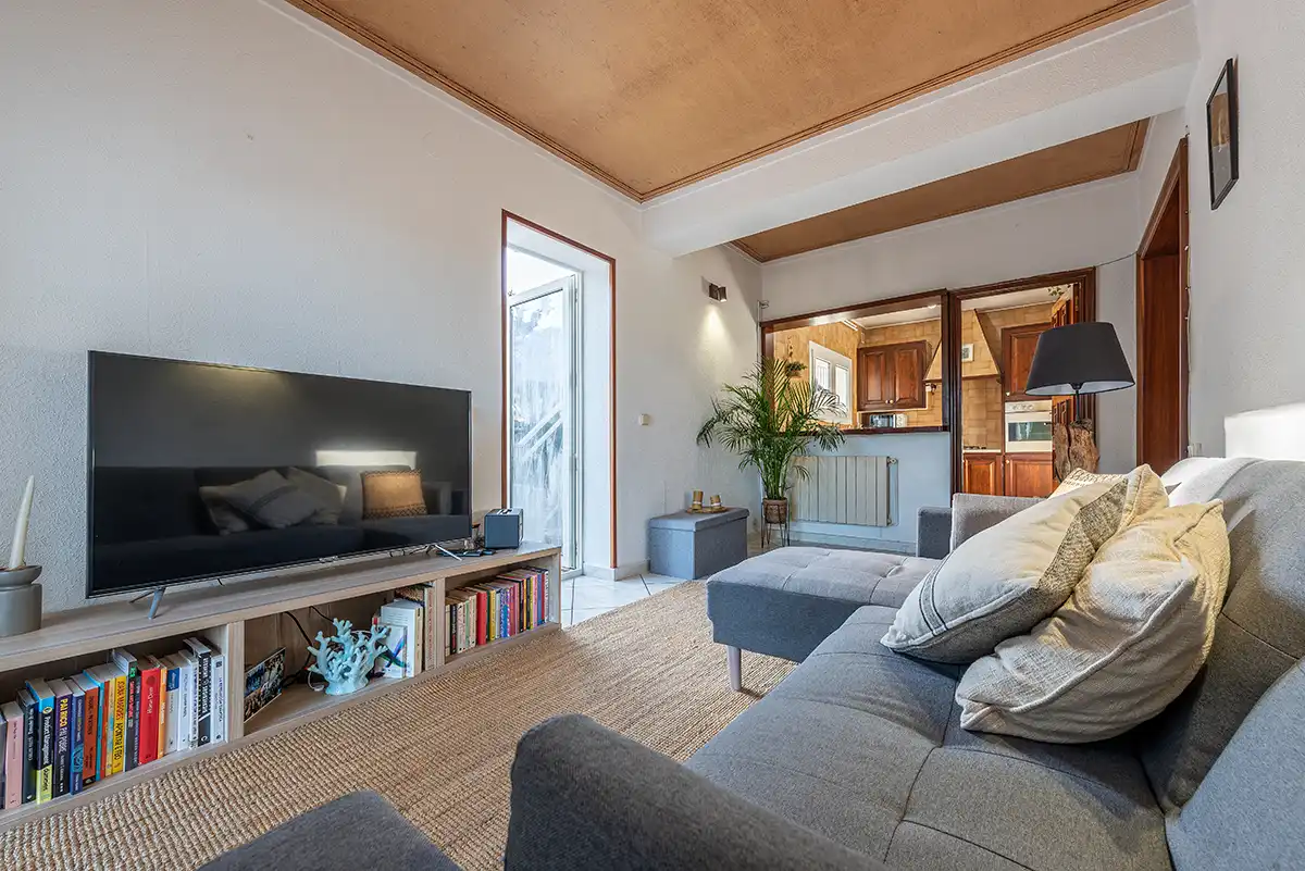Living room of Houses for sale in Sant Pere de Ribes  with Heating, Terrace and Swimming Pool