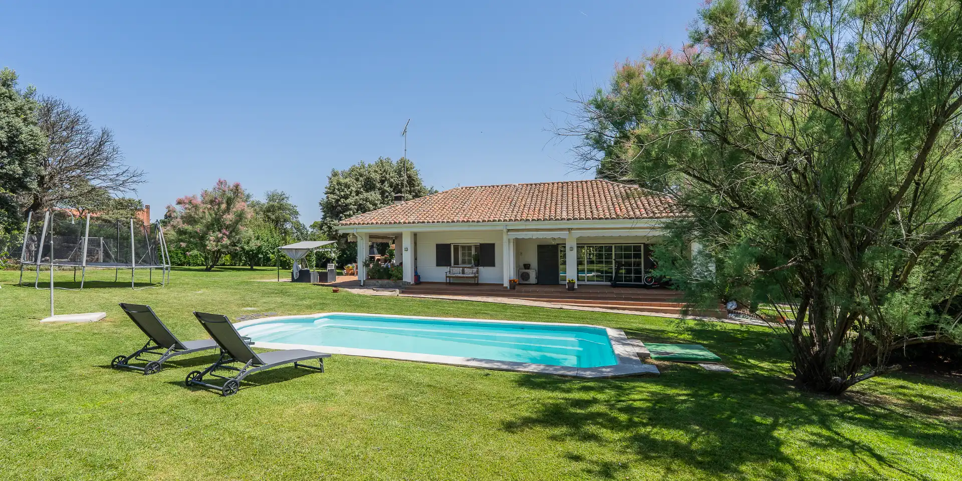 Jardín de Casa o chalet en venta en San Agustín del Guadalix con Aire acondicionado, Calefacción y Jardín privado