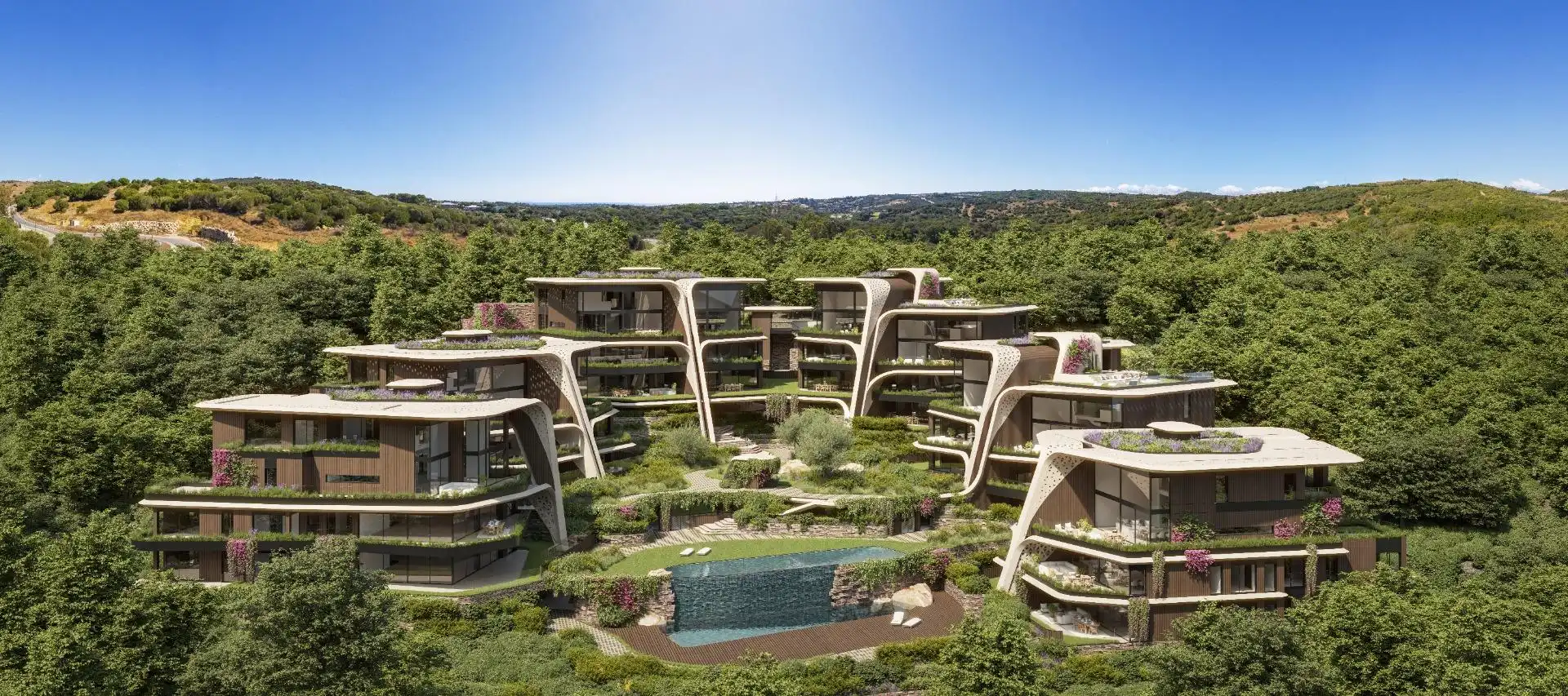 Vista exterior de Ático en venta en Sotogrande con Calefacción, Jardín privado y Terraza