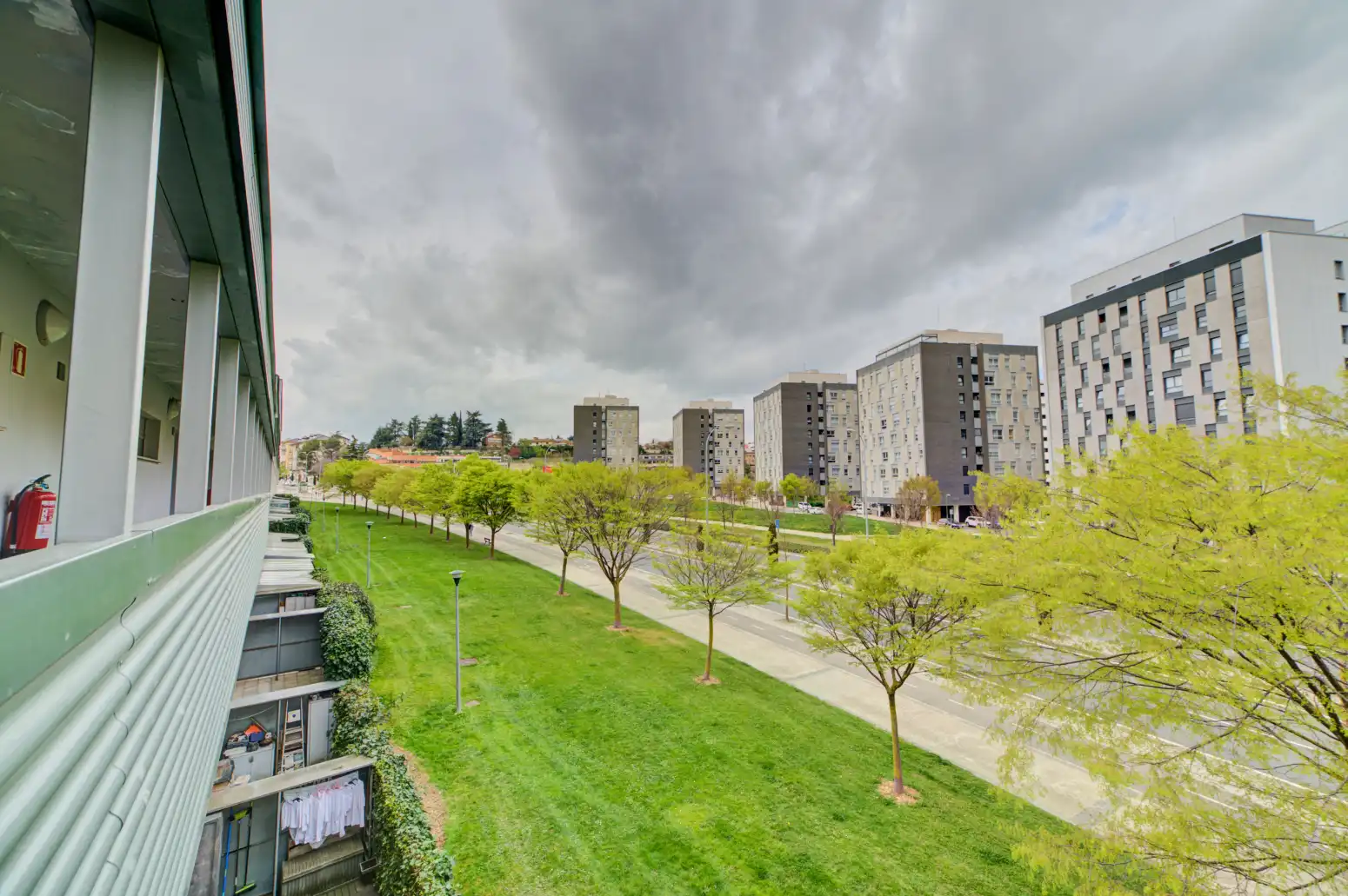 Vista exterior de Piso de alquiler en  Pamplona / Iruña con Calefacción, Parquet y Trastero