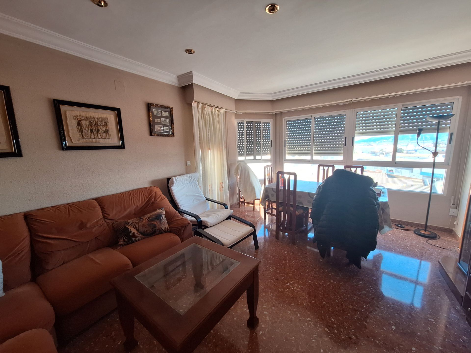 Sala de estar de Piso en venta en Sueca con Balcón
