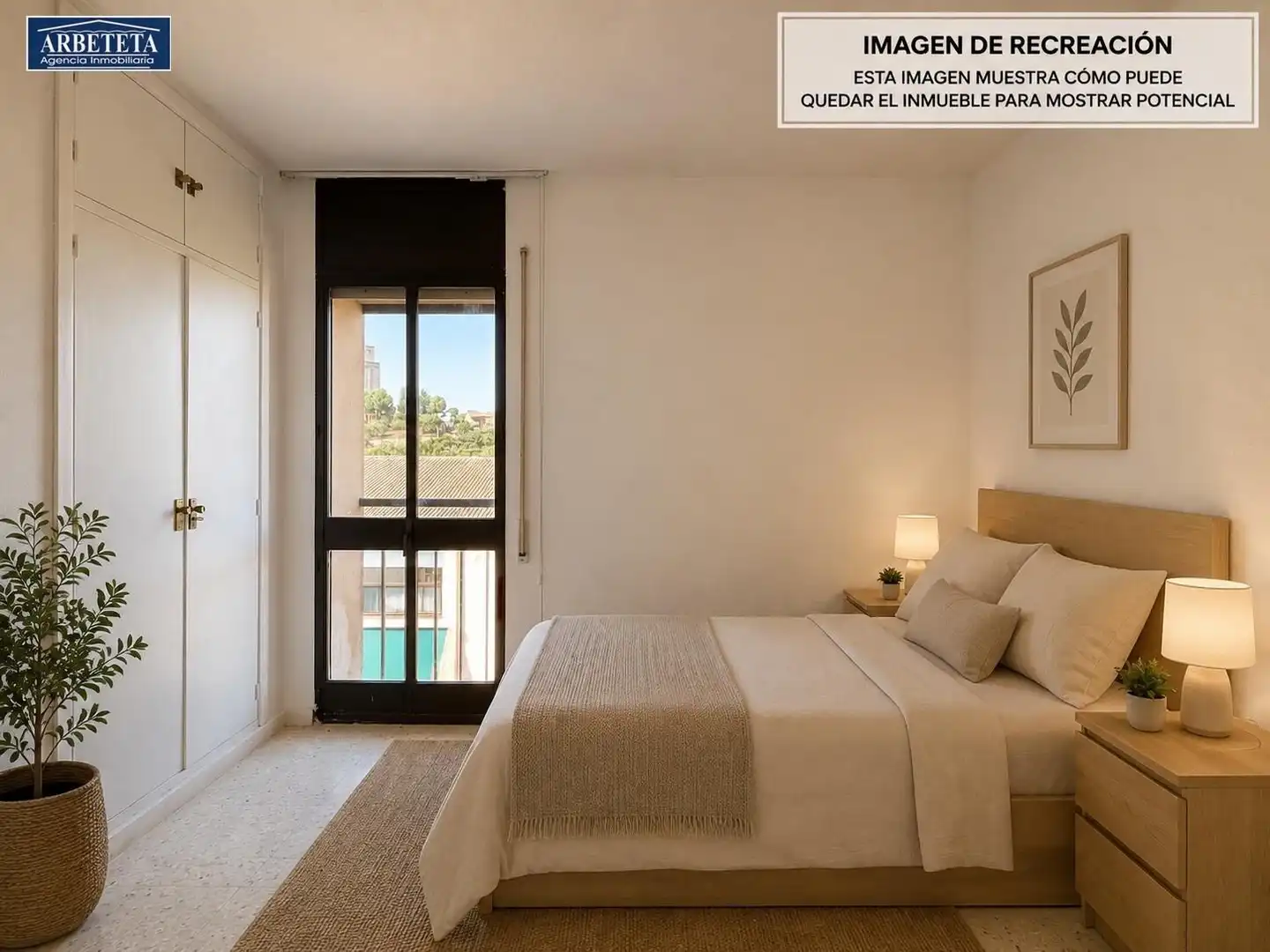 Schlafzimmer von Wohnung zum Verkauf in Brihuega mit Heizung