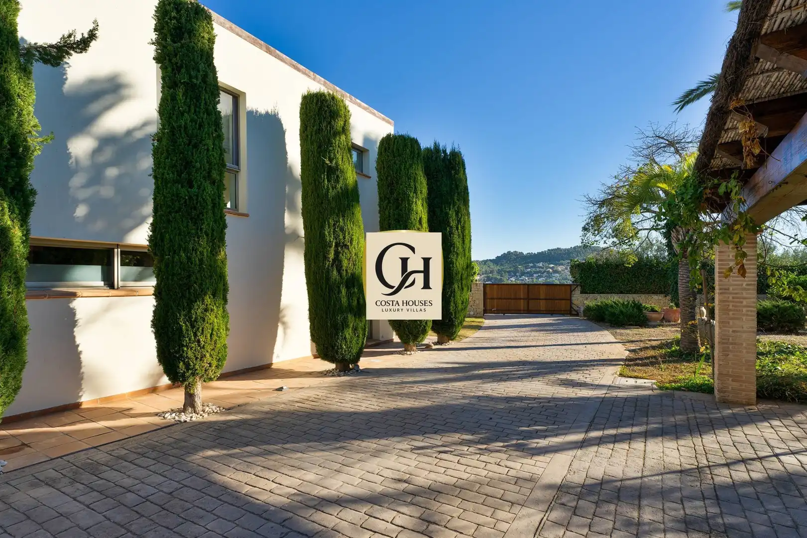 Vista exterior de Casa o xalet en venda en Jávea / Xàbia amb Aire condicionat, Calefacció i Jardí privat