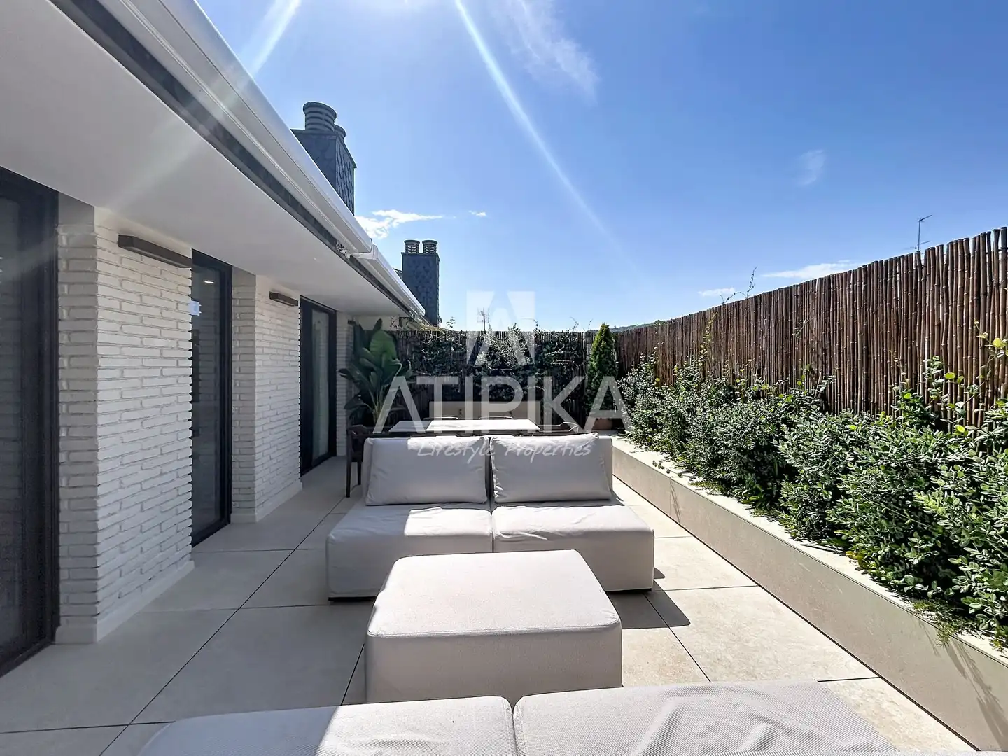 Terrace of Flat for rent in Barcelona  with Air Conditioner, Terrace and Furnished