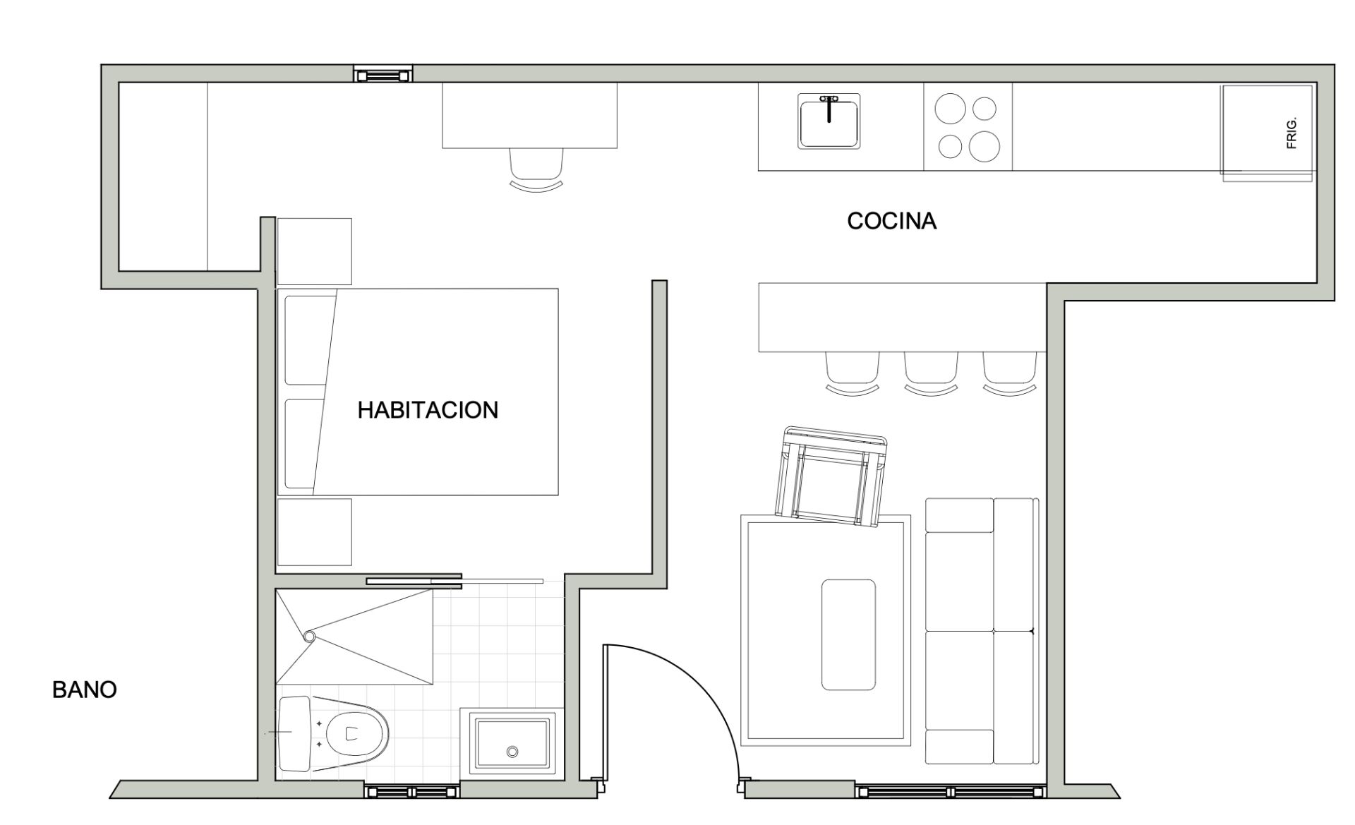 Piso en venta en  Madrid Capital