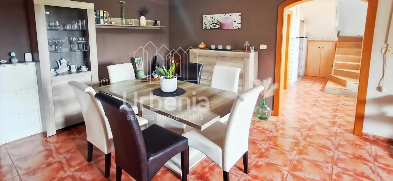 Esszimmer von Wohnung zum Verkauf in Mataró mit Klimaanlage, Heizung und Terrasse