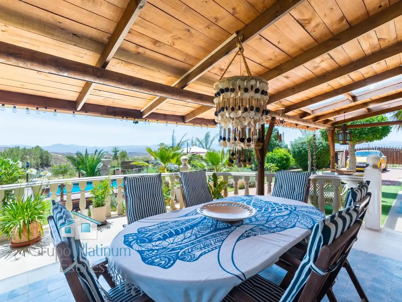 Terrassa de Casa o xalet en venda en Albox amb Aire condicionat, Jardí privat i Traster