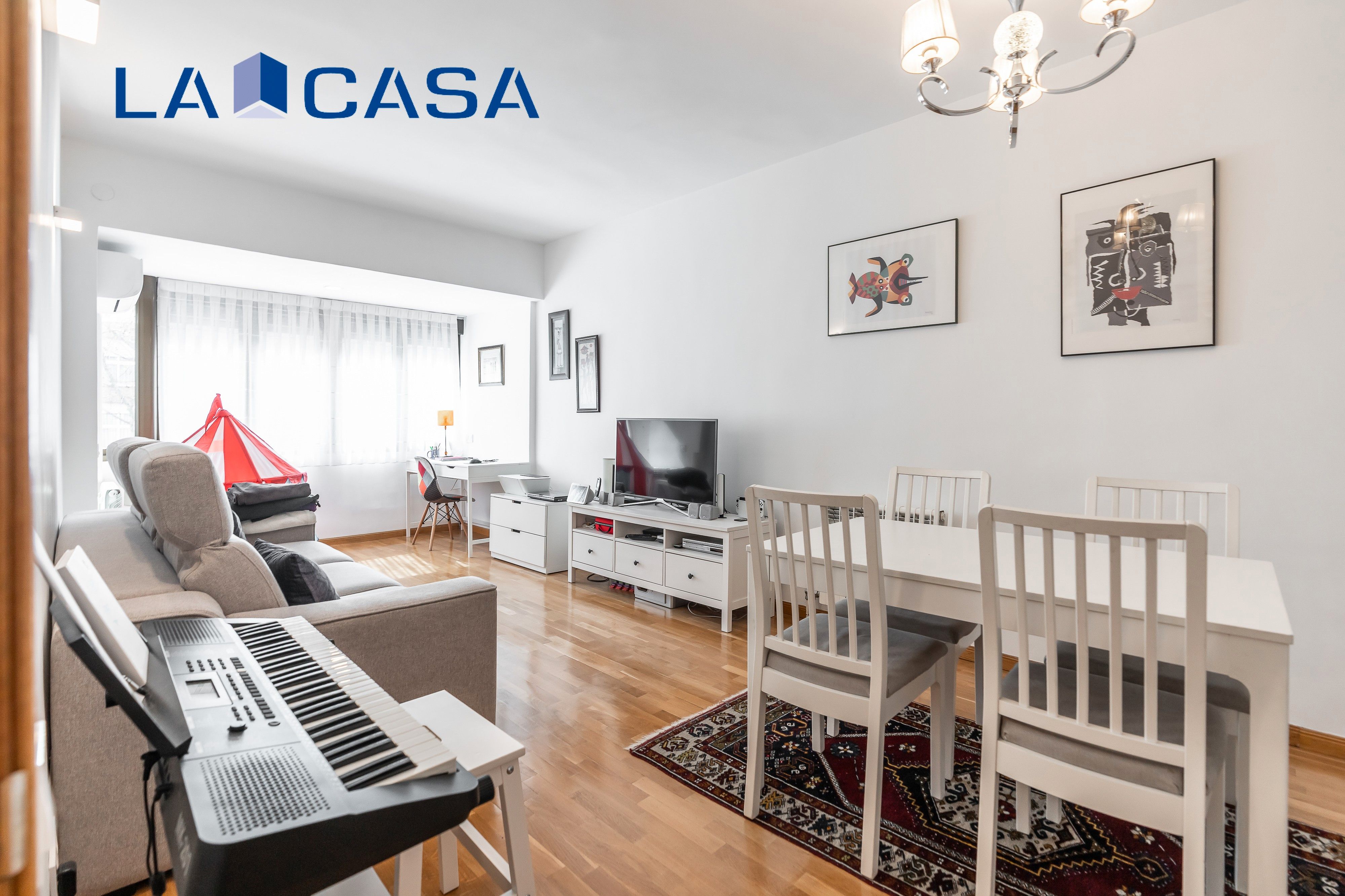 Exterior view of Flat for sale in  Madrid Capital  with Heating and Swimming Pool