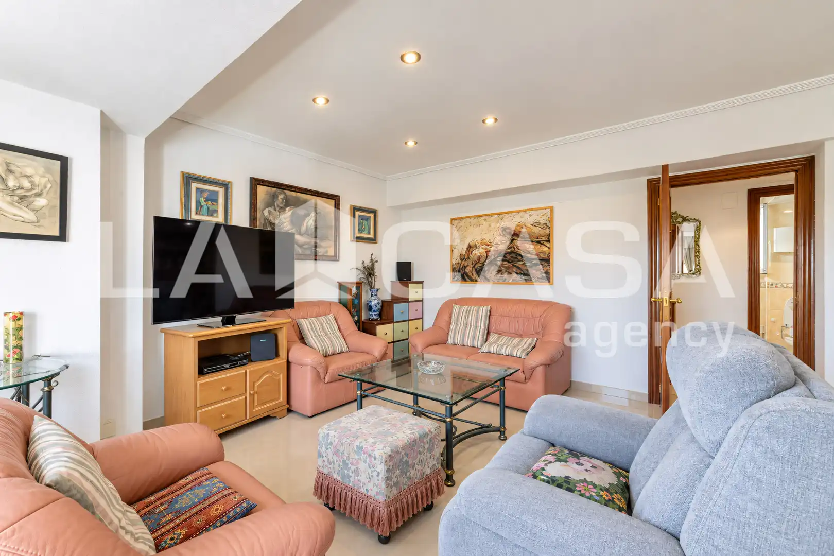 Living room of Flat for sale in Valencia  with Balcony