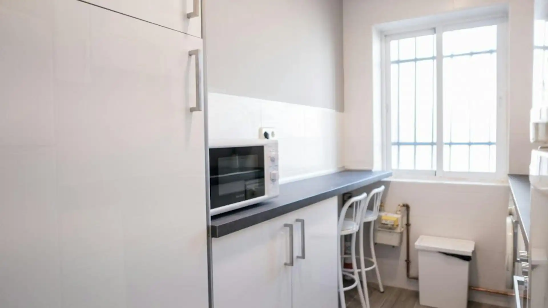 Kitchen of Flat for rent in Madrid  with Heating, Furnished and Washing machine