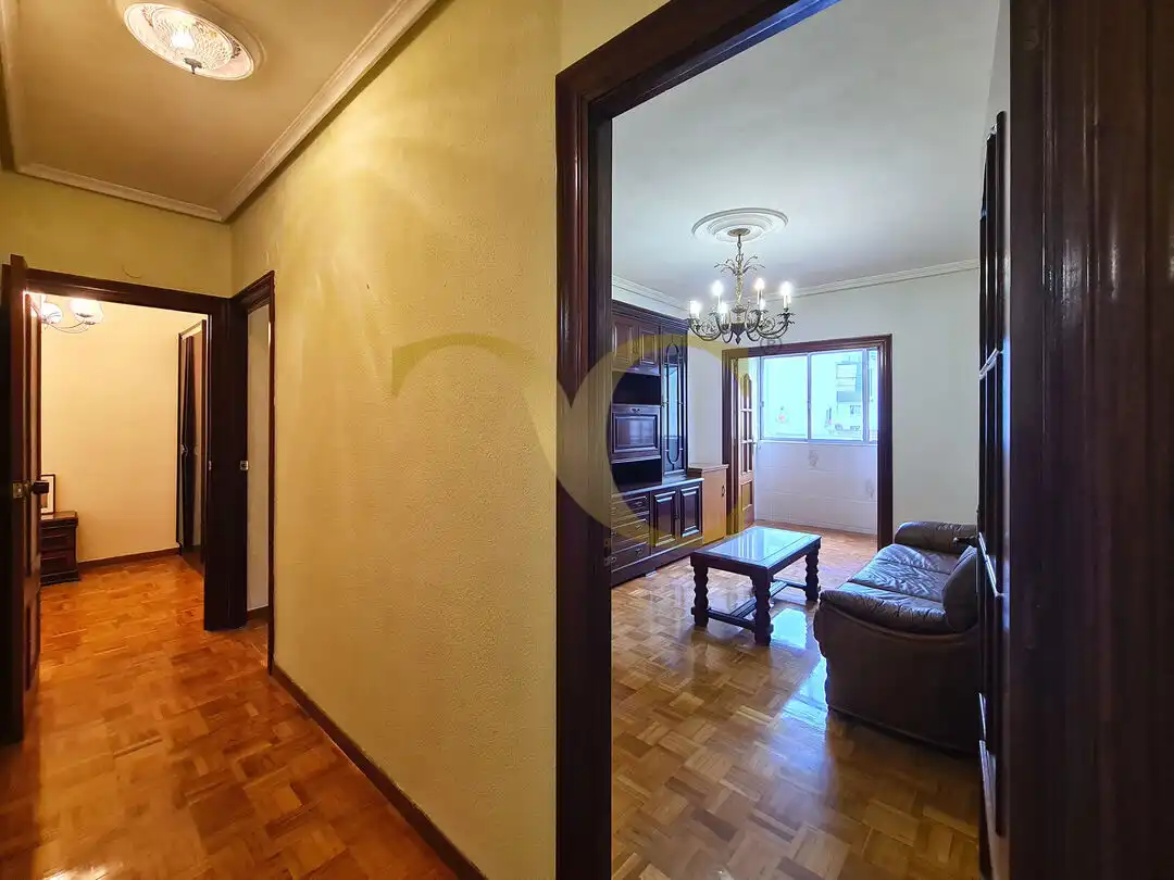 Sala de estar de Piso en venta en Oviedo  con Terraza