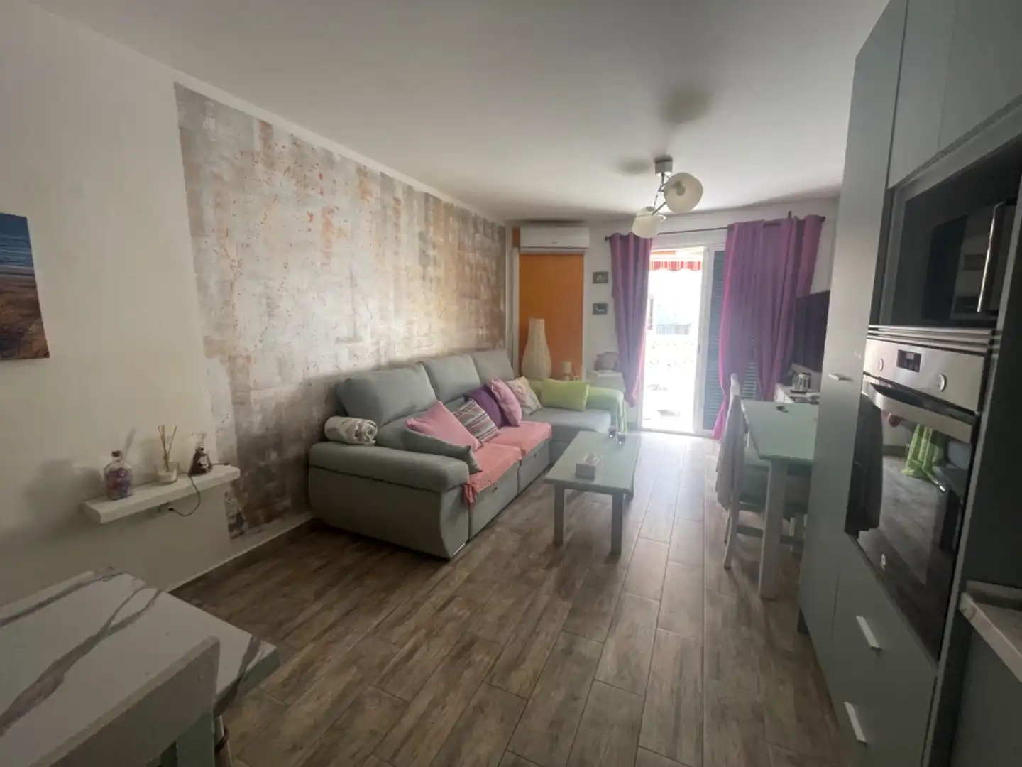Sala de estar de Piso en venta en Granadilla de Abona con Aire acondicionado, Terraza y Balcón