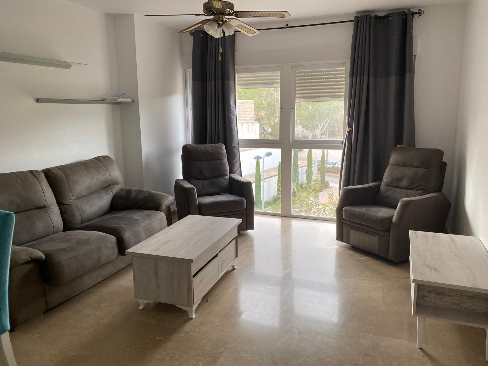 Living room of Flat to rent in Lorca  with Furnished
