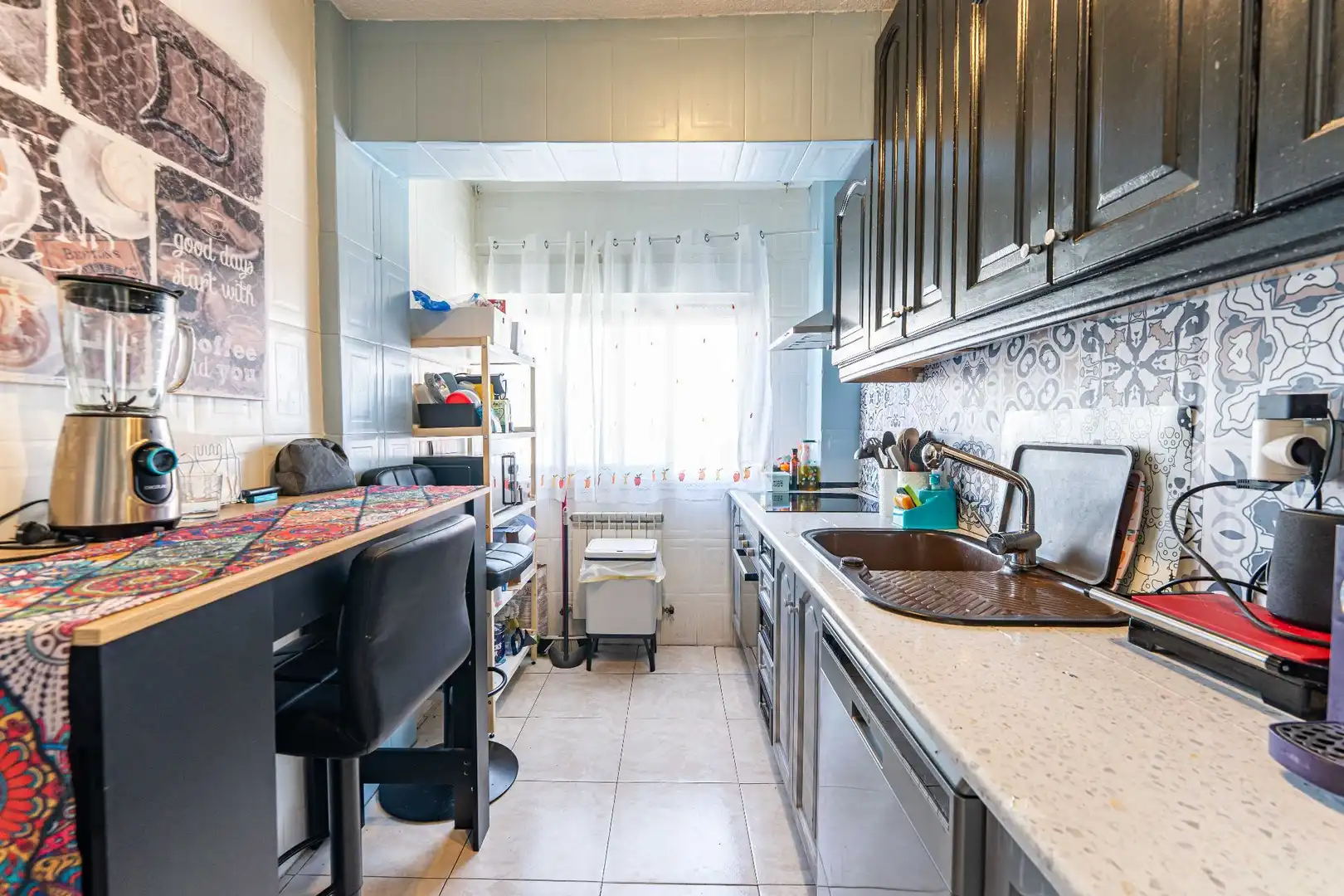 Kitchen of Flat for sale in Móstoles  with Heating and Terrace