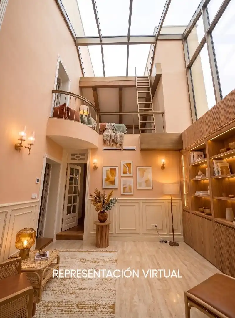 Balcony of Detached homes for sale in Galapagar  with Air Conditioner, Heating and Private garden