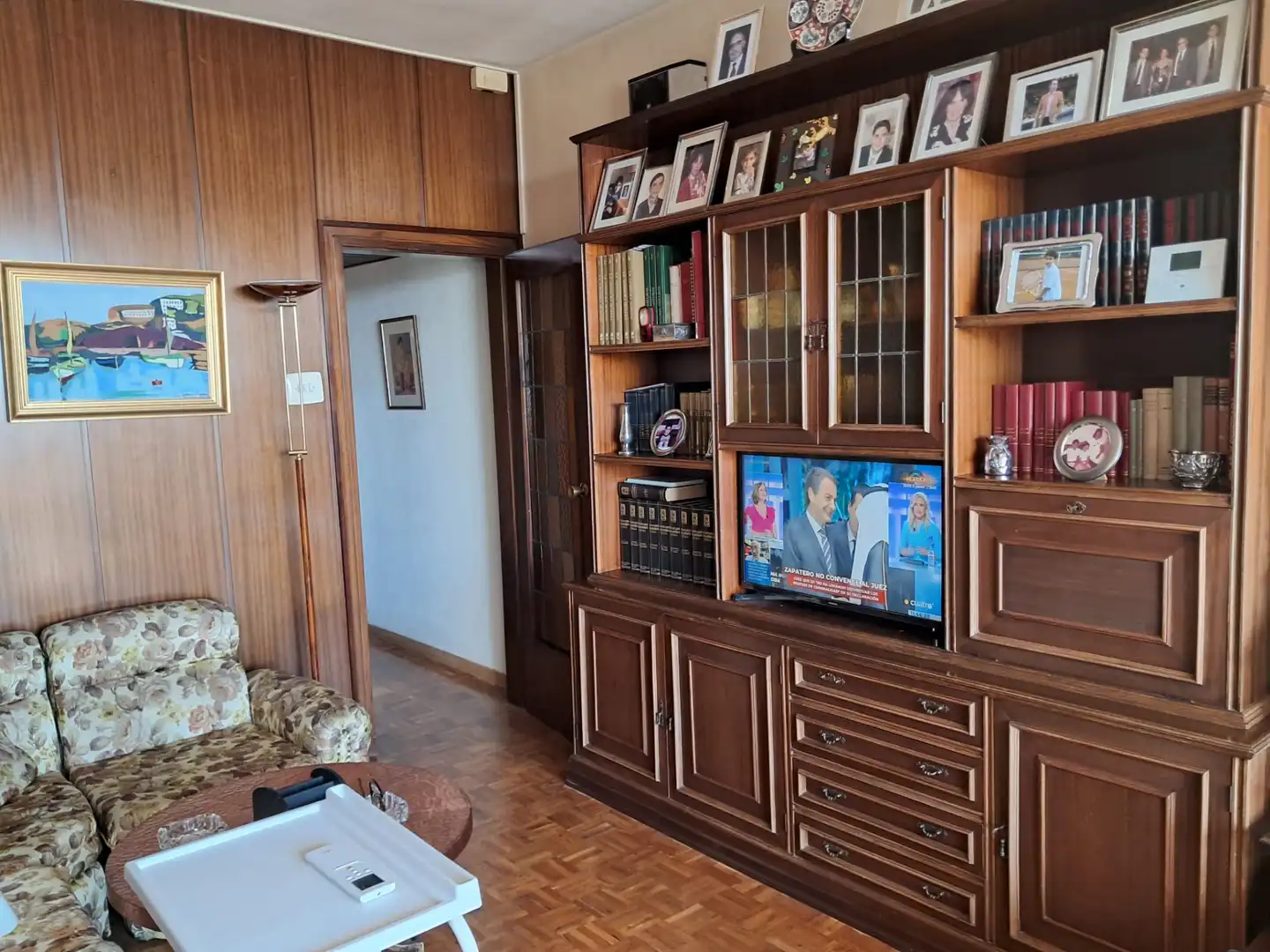 Sala de estar de Ático en venta en Barcelona con Aire acondicionado, Calefacción y Parquet
