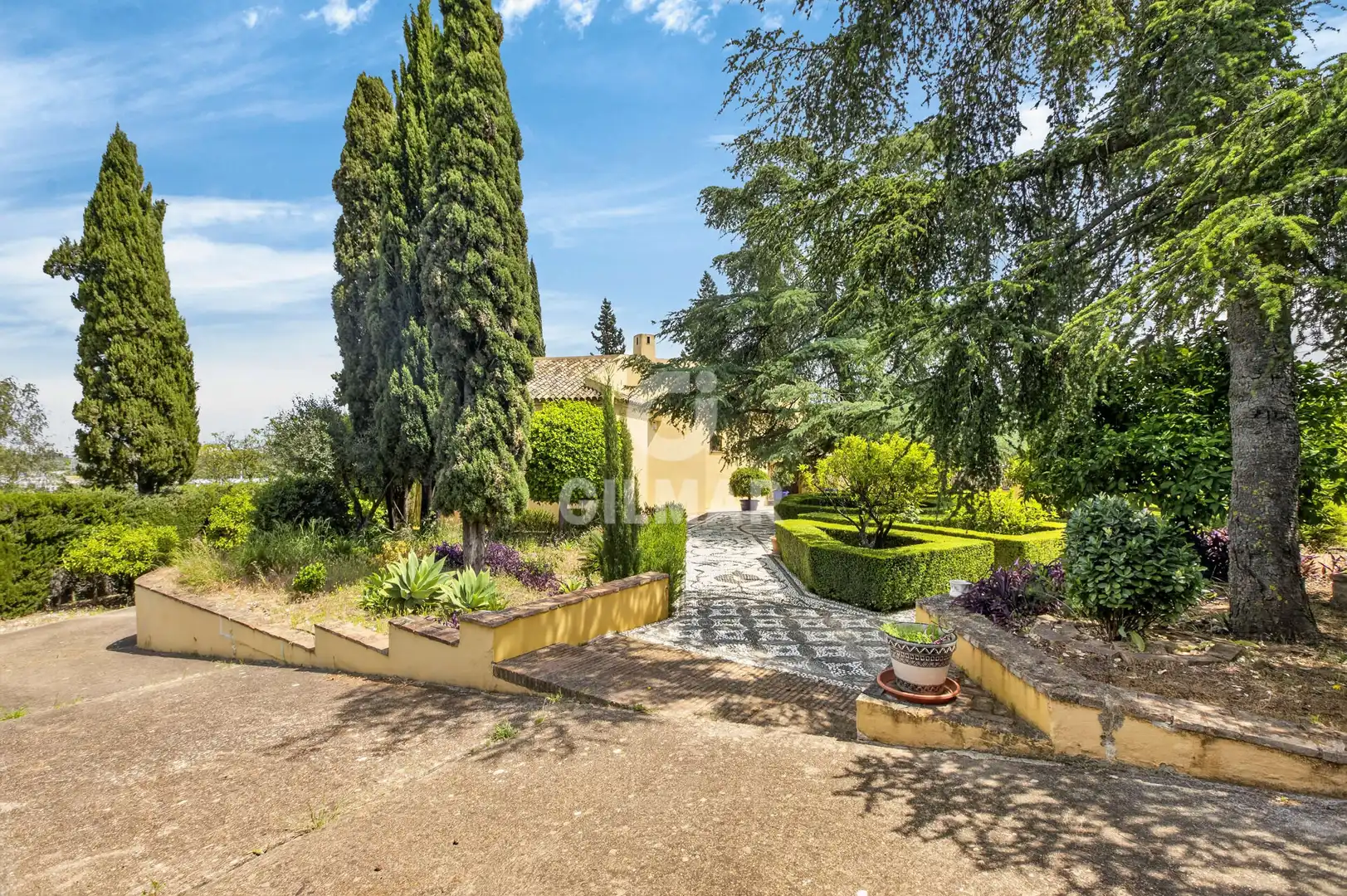 Garden of Houses for sale in Tomares  with Heating, Private garden and Swimming Pool