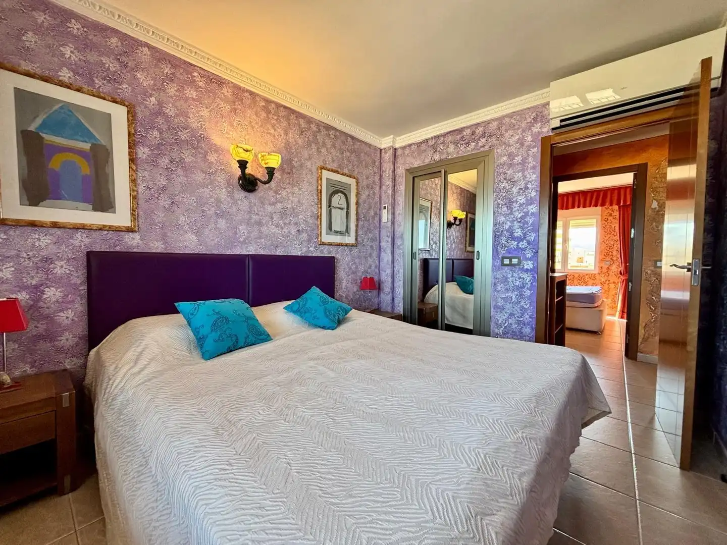 Dormitori de Apartament en venda en Gandia amb Aire condicionat, Jardí privat i Terrassa