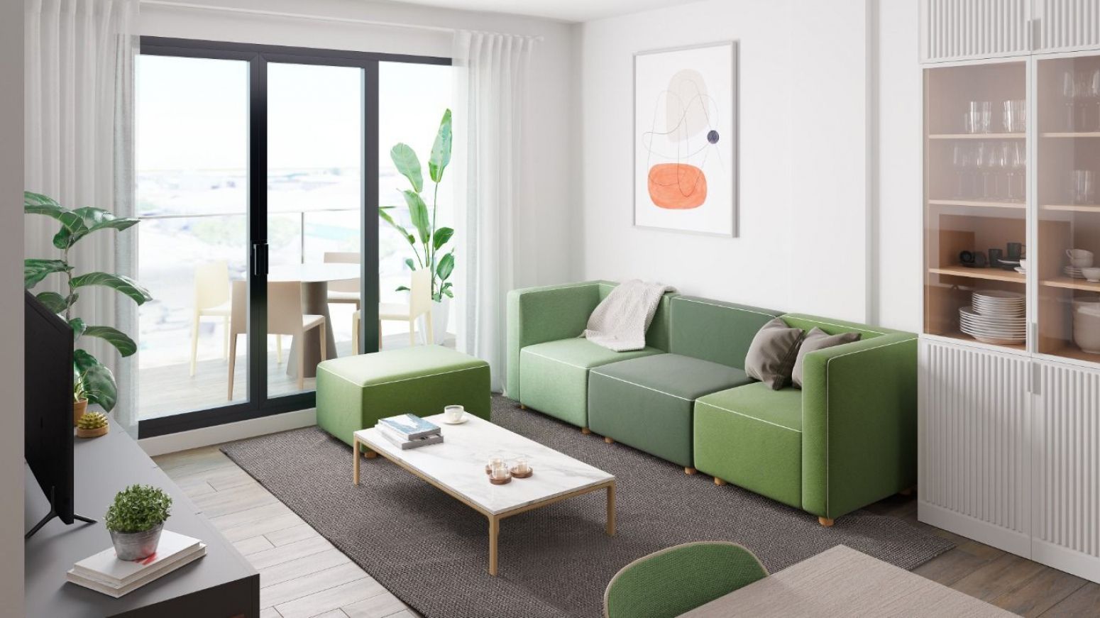 Sala de estar de Piso en venta en Albal con Aire acondicionado, Calefacción y Trastero
