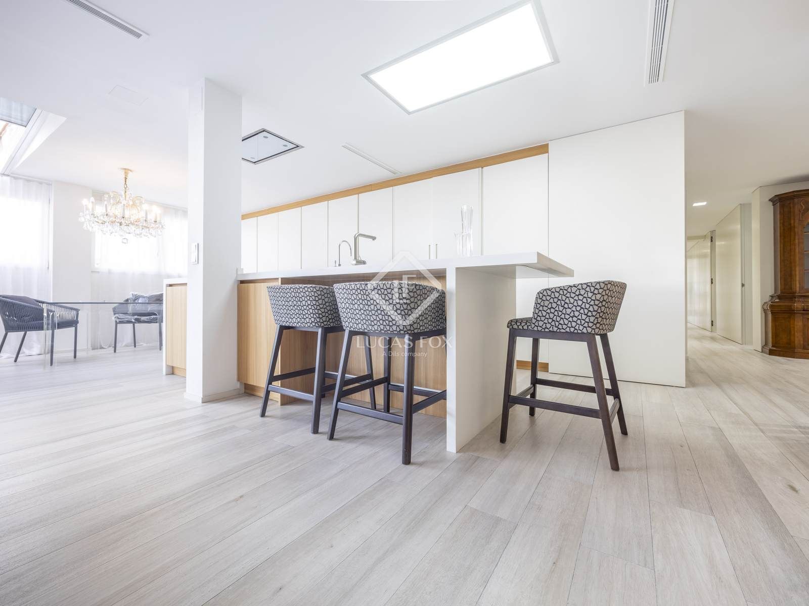 Cuina de Pis de lloguer en  Valencia Capital amb Aire condicionat, Calefacció i Parquet