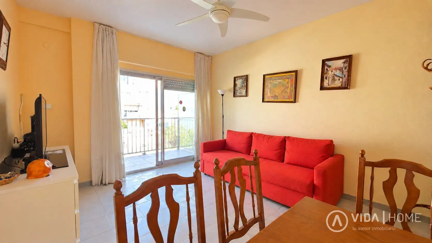 Sala d'estar de Apartament en venda en Gandia amb Terrassa i Moblat