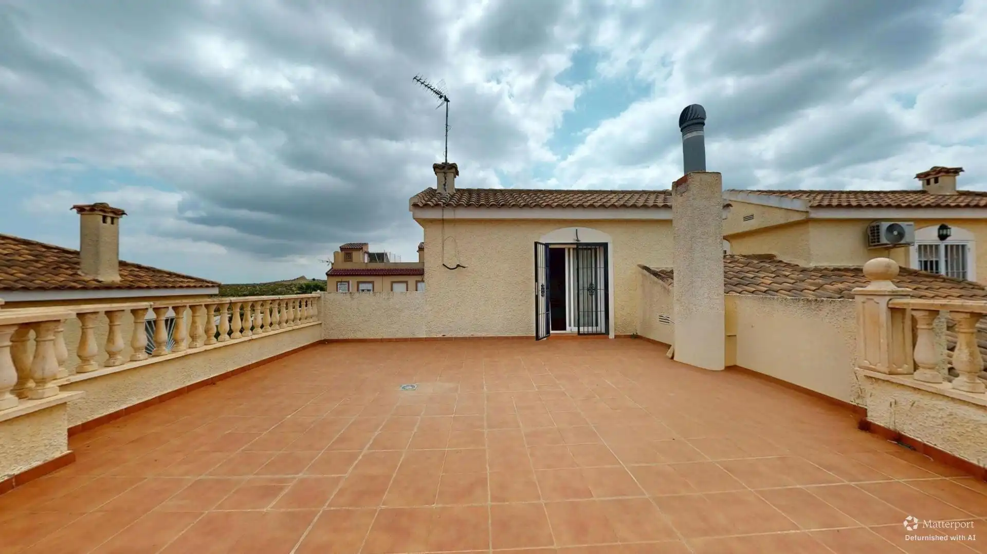Terraza de Casa adosada en venta en Monforte del Cid con Jardín privado