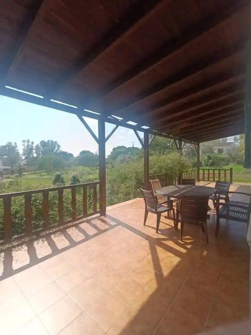 Terrassa de Casa o xalet en venda en Trigueros amb Aire condicionat i Piscina