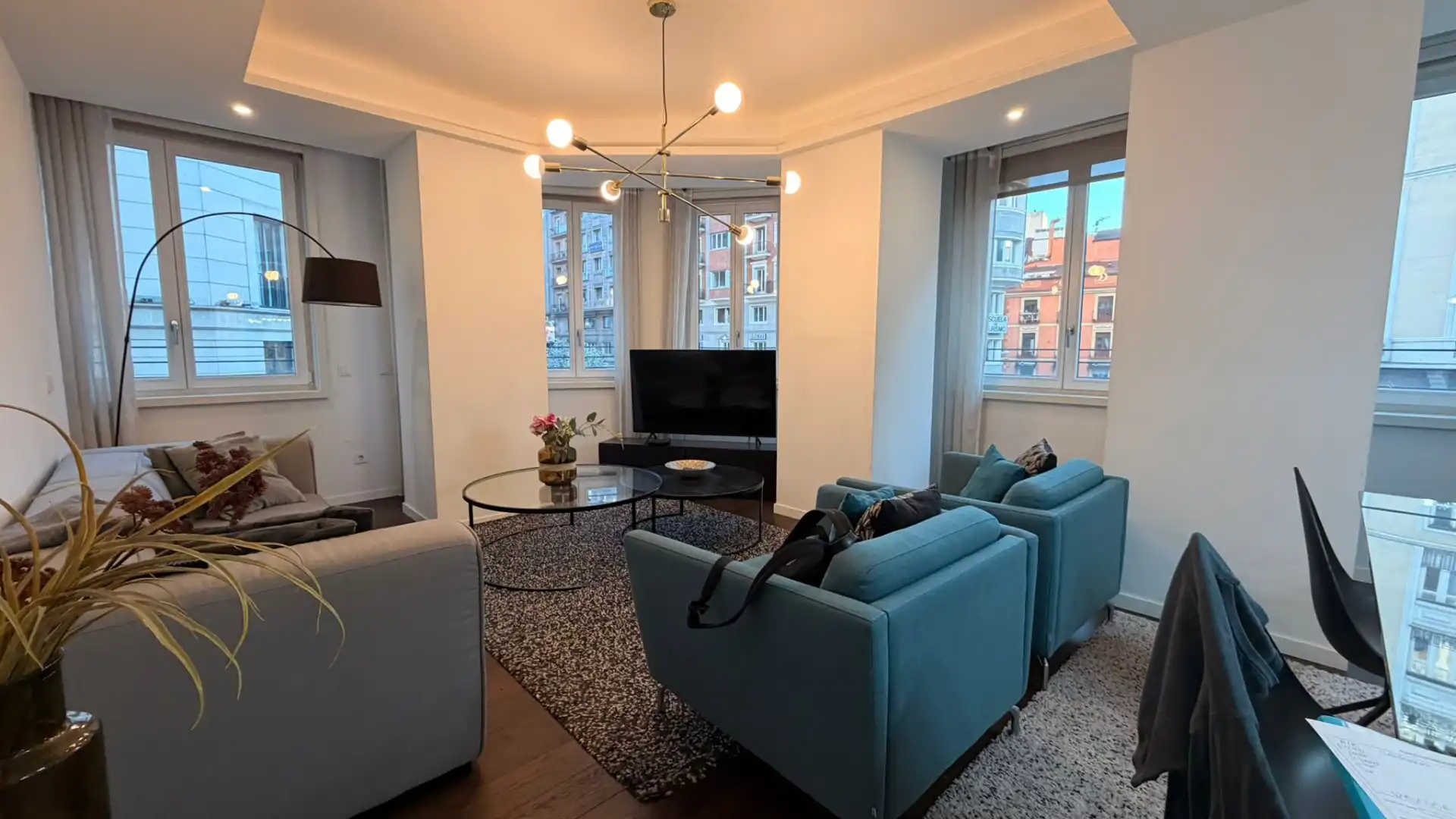 Sala de estar de Piso en venta en Madrid con Aire acondicionado, Calefacción y Amueblado
